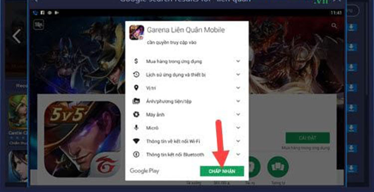 Hướng dẫn tải liên quân mobile